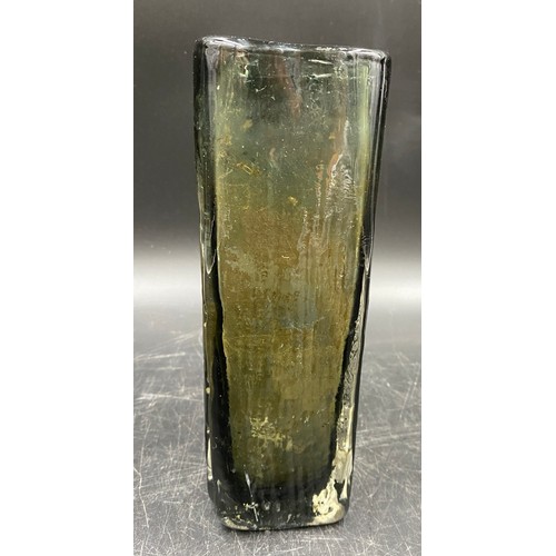 495 - A Whitefriars 'Bamboo' vase.  Height approx 20cm.