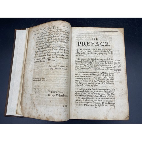 958 - The Christian Quaker, and his Divine Testimony Vindicated. In II Parts. The First more General, by W... 