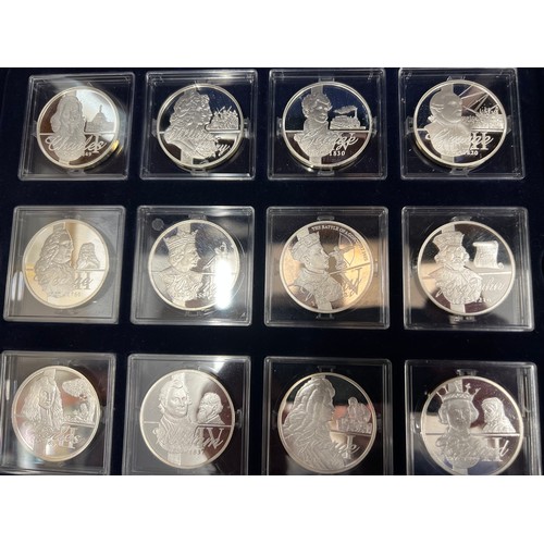 676 - The Westminster Collection - 'Kings and Queens of Great Britain Proof Coin Collection. Boxed in coll... 