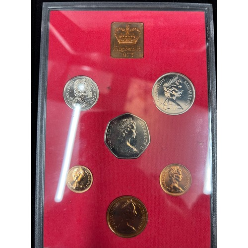 678 - Royal mint proof sets x 3 to include 1973, 1981, 1982 in with presentation case, certificates for 81... 