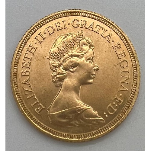 679 - An Elizabeth II full gold sovereign 1976.