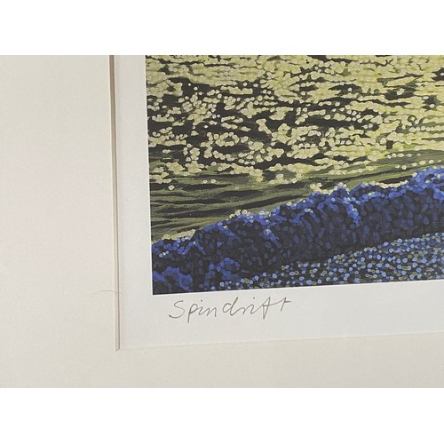 1110 - Philip Dunn print, 'Spindrift' West Pier, Brighton signed and named in pencil. Print 47 x 70cm.