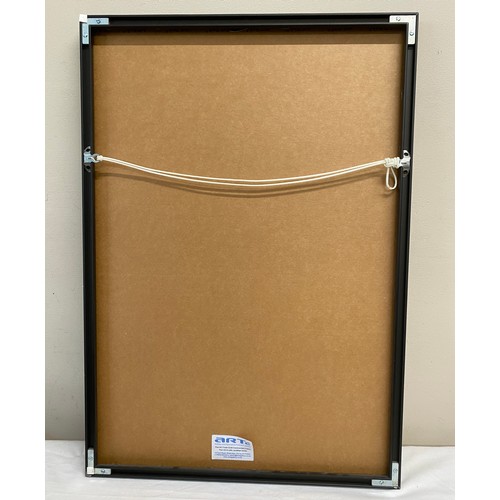 1113 - Raffles Hotel, Singapore, framed advertising poster. 65 x 45cm.