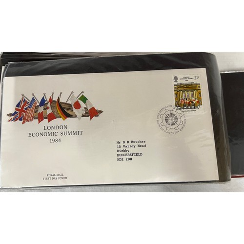 660 - Two albums of first day covers to include Concorde, British Explorers, Horse Racing, London Landmark... 