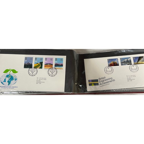 660 - Two albums of first day covers to include Concorde, British Explorers, Horse Racing, London Landmark... 