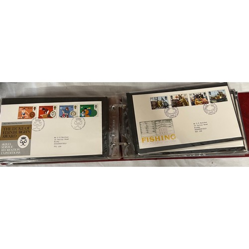 660 - Two albums of first day covers to include Concorde, British Explorers, Horse Racing, London Landmark... 