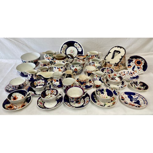 357 - A collection of Gaudy Welsh ware to include cups and saucers, jugs, various sizes and shapes, plates... 