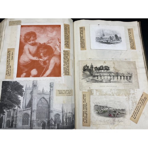 1062 - Two home made Scrapbooks dated 1911 and 1915 made out of normal books, the former has 