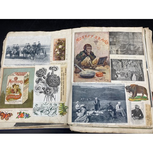 1062 - Two home made Scrapbooks dated 1911 and 1915 made out of normal books, the former has 