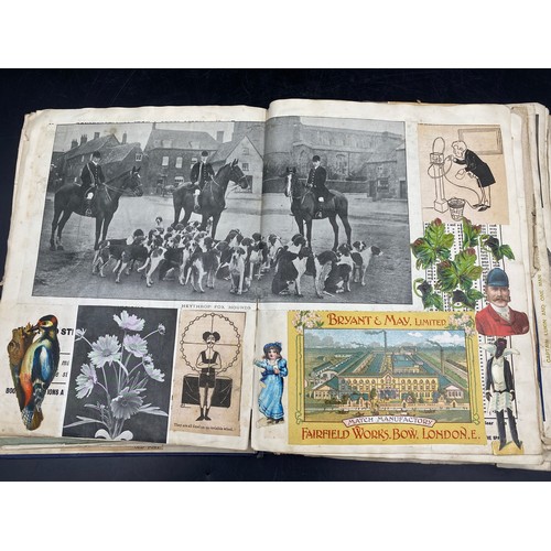 1062 - Two home made Scrapbooks dated 1911 and 1915 made out of normal books, the former has 