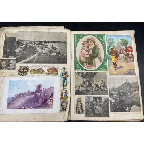 1062 - Two home made Scrapbooks dated 1911 and 1915 made out of normal books, the former has 