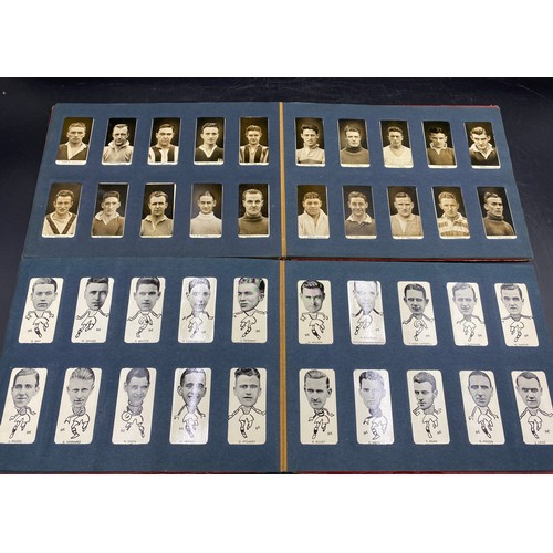 1060 - A large quantity of cigarette cards to include Wills, Player's, famous footballers Carreras, Ogden's... 