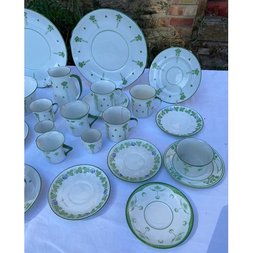 223 - Foley Art China, Tate & Oglesby Ltd, Whitefriargate, Hull, a part tea service comprising 2 cake plat... 