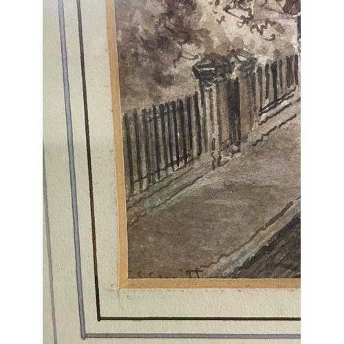 1292 - F. S. Smith Two early 19thC water colours of 