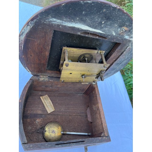 1023 - A 19thC School clock.