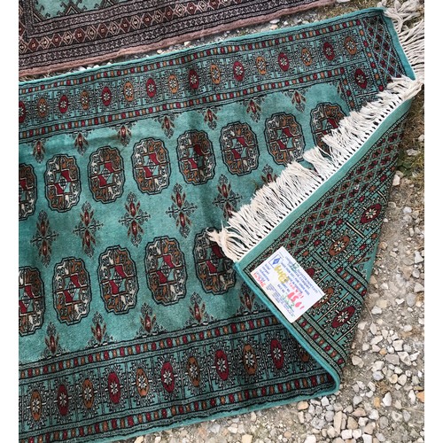 1133 - Pair of Oriental rugs, largest 108 l x 79cm w, smallest 92 l x 63cm w.