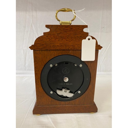 1046 - A Carmichaels of Beverley Elliott London reproduction carriage clock 22cm h to top of handle togethe... 