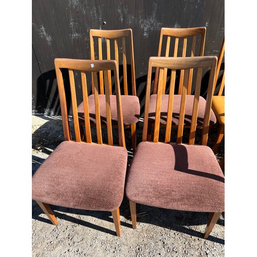 7 - A set of 6 dining chairs, probably G-Plan, 2 carvers & 4 singles plus 2 singles. 8 in total. G-Plan ... 