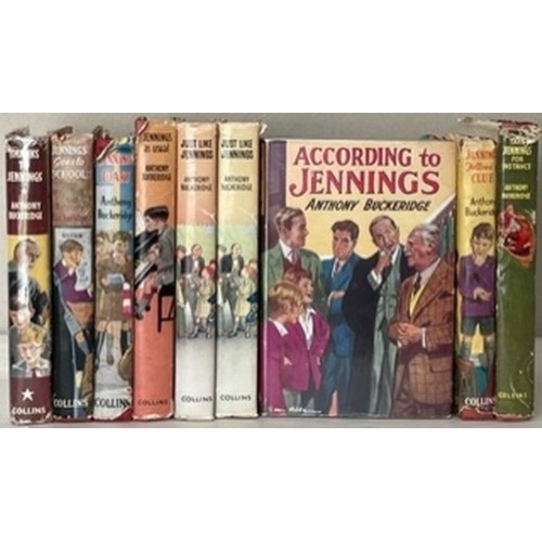 1025 - Books. Buckeridge. Take Jennings, For Instance. Collins. 1958. Signed by author. Dust wrapper frayed... 