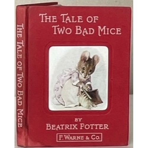 1030 - Books. Potter, Beatrix. The Tale of Two Bad Mice. F. Warne & Co. 1904. 1st edition (1st or 2nd print... 