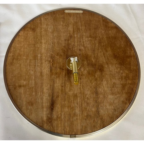 1146 - A Schreiber table tilt top mirror with onyx coloured base. Measuring at 40cm.