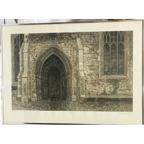 1580 - Valerie Thornton (1931-1991) etching and aquatint, 41/700 of 'Clare' signed and dated '74, image 40 ... 