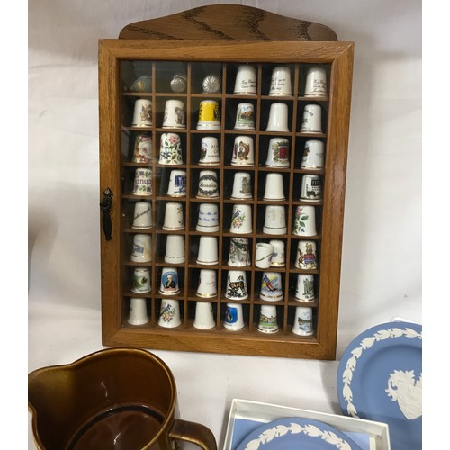 309 - A collection of ceramics to include Hornsea Heirloom, 9 pieces of Wedgwood blue and white including ... 