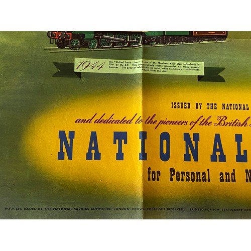 1242 - Ephemera to include: 2 x Original National Savings Posters - Development of Aircraft and The History... 