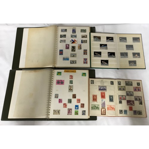 637 - A collection of world stamps in 4 full albums.