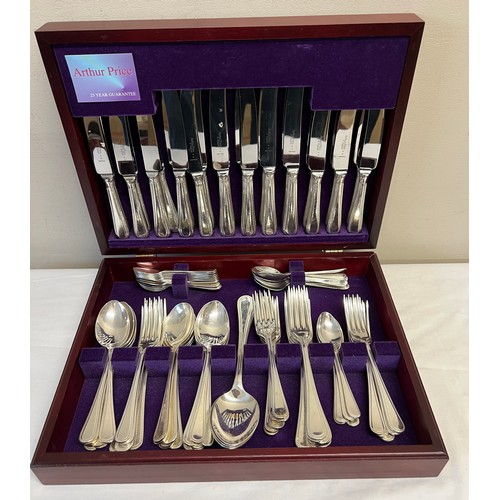 692 - A canteen of Arthur Price International stainless steel cutlery.