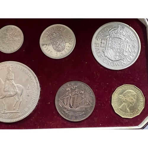 648 - A 1953 Coronation Specimen Proof Coin Set in Case.