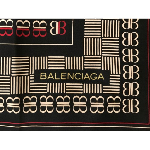 935 - A Balenciaga silk scarf 76cm square