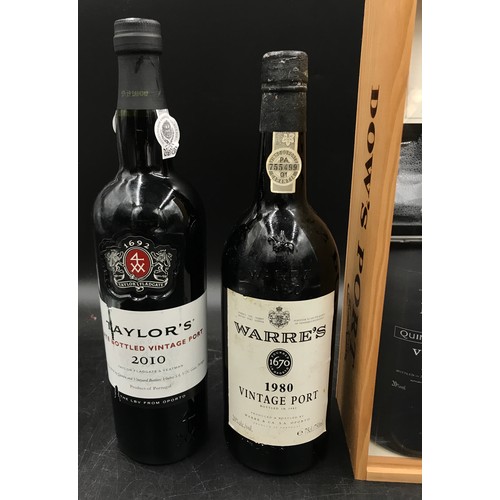 1064 - Four bottles of port comprising: Rebello Valente 1963 Vintage Port (bottled 1965), Warre's 1980 Vint... 