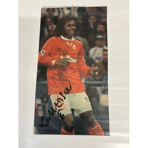 1228 - A large collection of football autographs to include Alex Ferguson, Bryan Robson, Ryan Giggs, Roy Ke... 