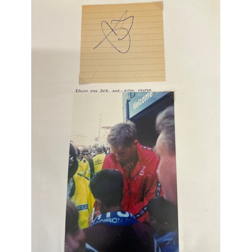 1228 - A large collection of football autographs to include Alex Ferguson, Bryan Robson, Ryan Giggs, Roy Ke... 