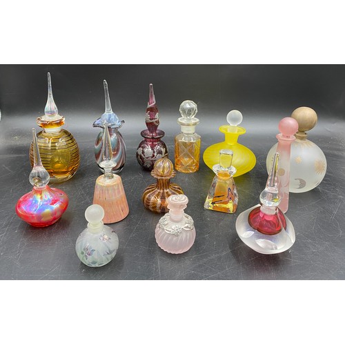 410 - Collection of perfume bottles to include Vandermark FPOSR EK and three marked JBD, rest unmarked.