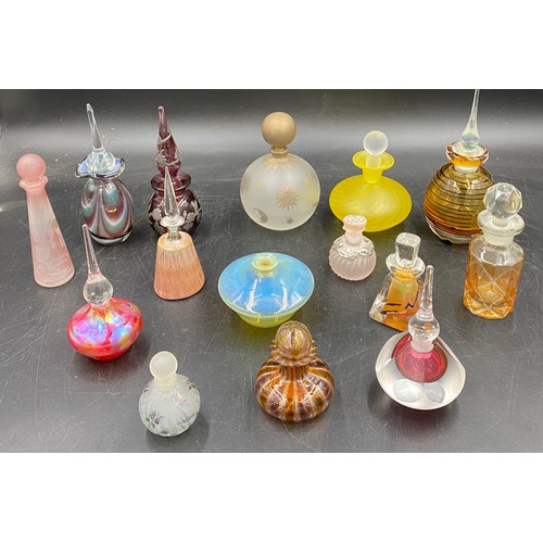 410 - Collection of perfume bottles to include Vandermark FPOSR EK and three marked JBD, rest unmarked.