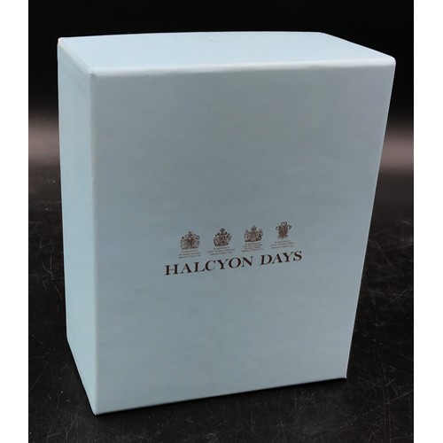 445 - Halcyon Days Enamels 'Le Lac d'Annecy' by Paul Cezanne limited edition 85/100 trinket box.