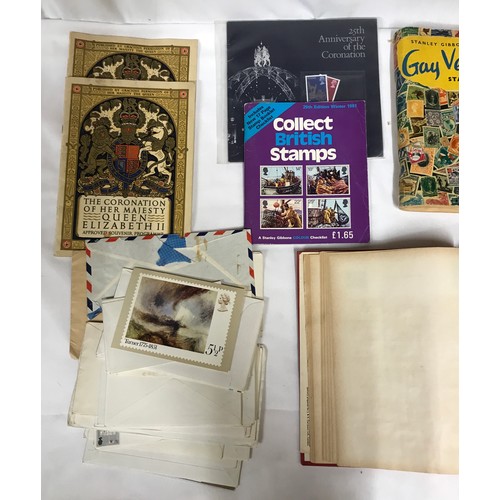 670 - World stamps in 3 albums plus packs and covers, mainly 1970's period and earlier together with PG ti... 