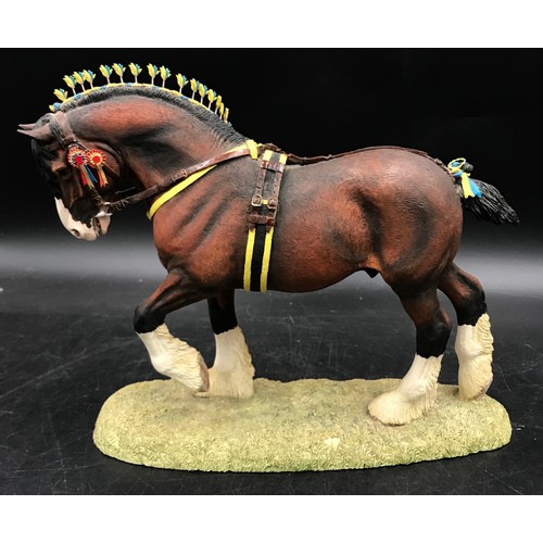 1010 - Border Fine Arts 'Champion of Champions Shire Stallion', model No. L140A by Anne Wall, 196/950. With... 