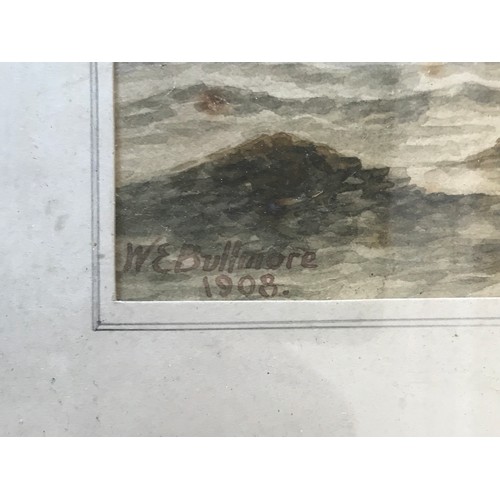 1545 - Three nautical watercolours to include: Dudley Ward (19th/20thC. English School) fishing boats, sign... 