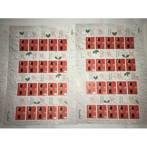 681 - Royal Mail Smilers including two pairs of the year 2000 1st and 19p and two pairs of 2001 Consignia ... 