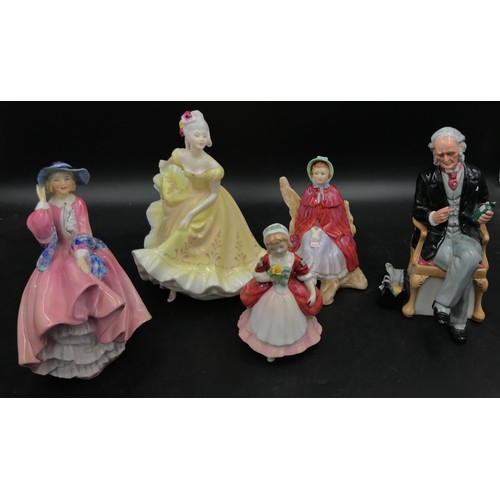 247 - Five figurines of Royal Doulton to include 