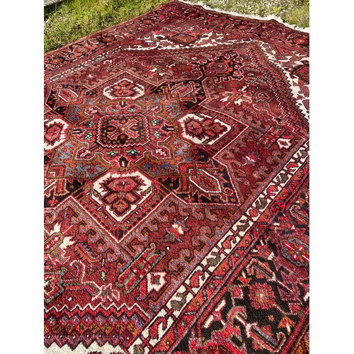 1217 - A good quality thick Kasham style rug. 300 x 200cm approx.