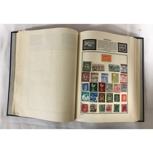 668 - A partially filled Stamp Album including stamps from around the world.