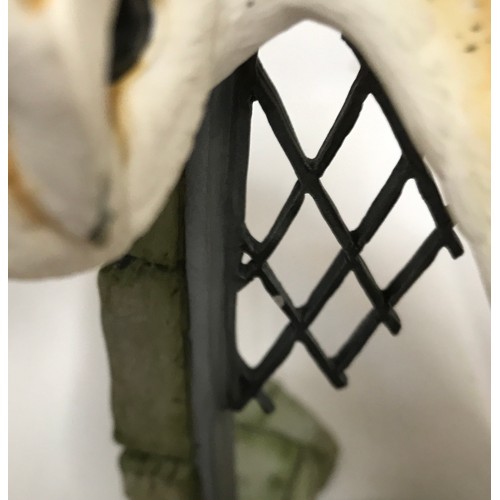 1013 - Collection of three Owl models to include Border Fine Art Finesse - Barn Owl and Gothic window, 1988... 