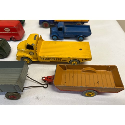 822 - A collection Dinky diecast toys to include  964 Elevator Loader, 973 Goods Yard Crane, Coventry Clim... 