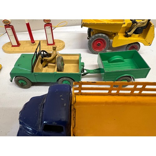 822 - A collection Dinky diecast toys to include  964 Elevator Loader, 973 Goods Yard Crane, Coventry Clim... 