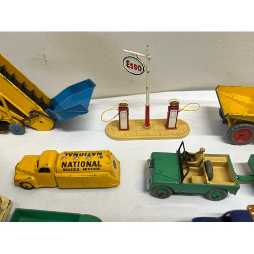 822 - A collection Dinky diecast toys to include  964 Elevator Loader, 973 Goods Yard Crane, Coventry Clim... 