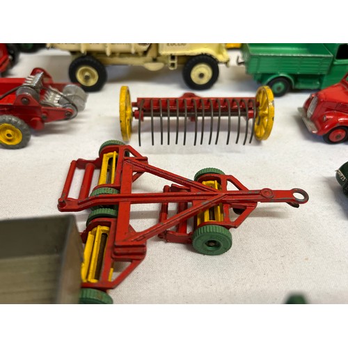 822 - A collection Dinky diecast toys to include  964 Elevator Loader, 973 Goods Yard Crane, Coventry Clim... 